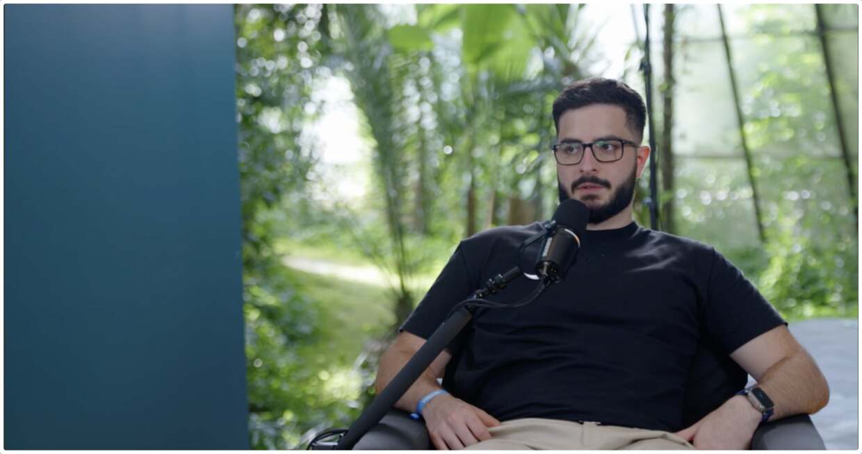 Speaker interview recorded in the GG Conference garden venue